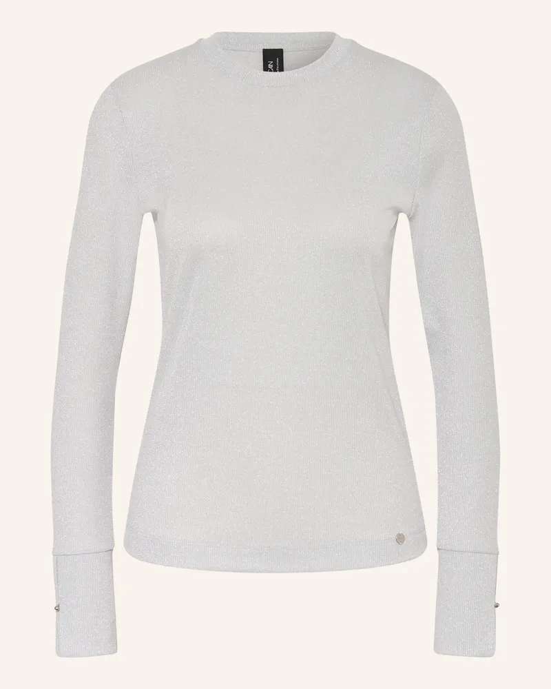 Marc Cain Longsleeve Mit Glitzergarn grau 812
