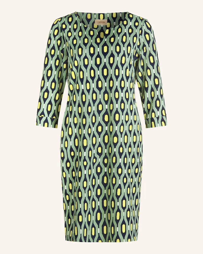 Cartoon Kleid Mit 3/4-Arm gruen Hellgrün