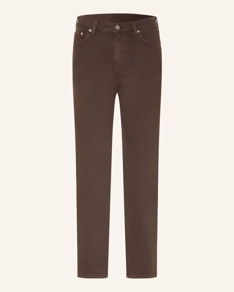Arket Cropped Jeans braun 027
