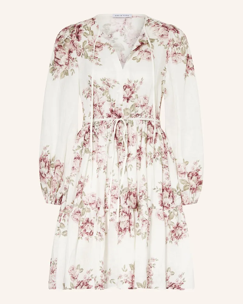 Mrs & HUGS Leinenkleid Weiss