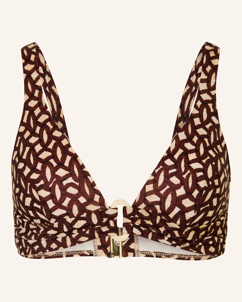 Maryan Mehlhorn Bralette-Bikini-Top Terrae braun Braun