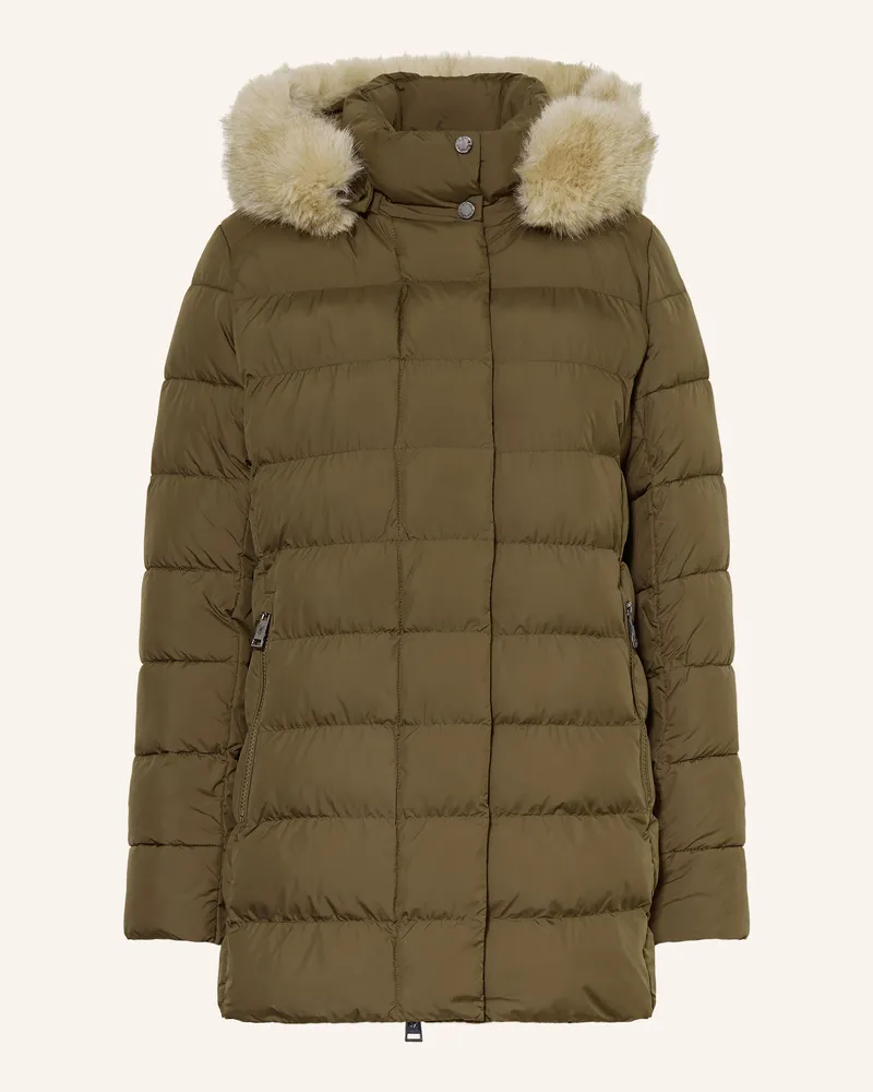 Fuchs Schmitt Steppjacke Los Angeles Mit Abnehmbarer Kapuze gruen Oliv