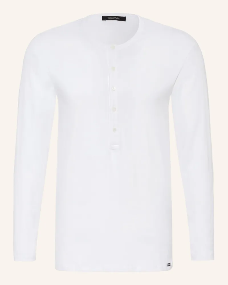 Tom Ford Longsleeve weiss Weiss