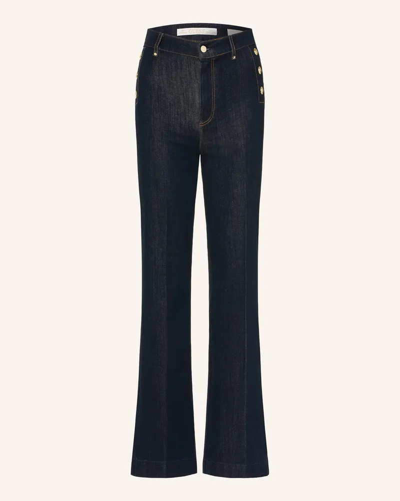 Guess Flared Jeans New Faye blau Bfin