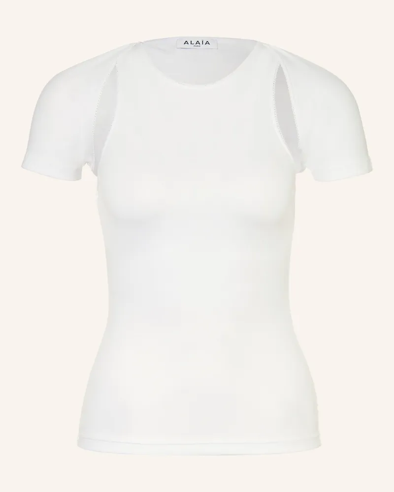 Alaïa Top weiss Weiss