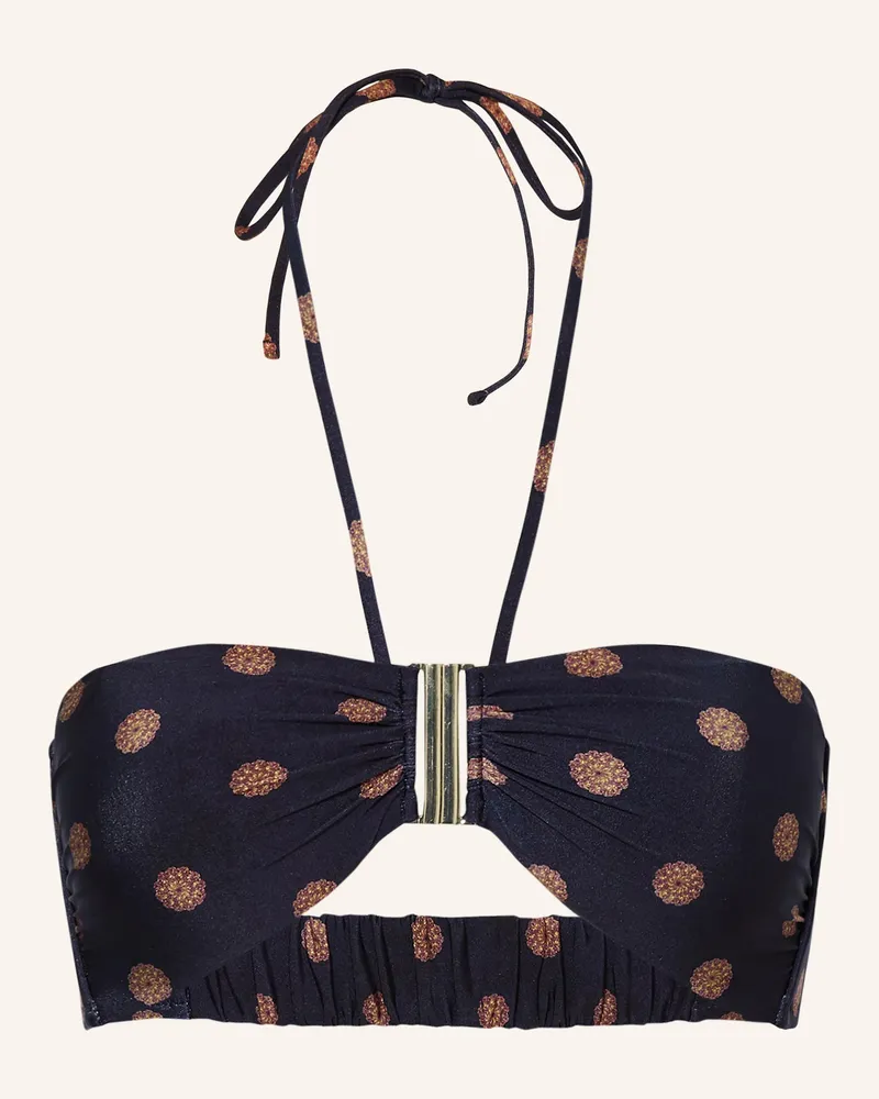 watercult Neckholder-Bikini-Top REFINED HERITAGE Dunkelblau