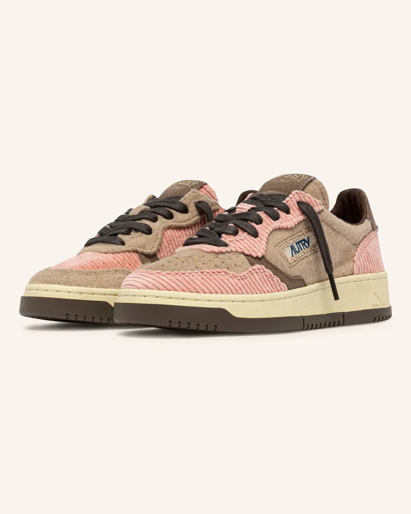 AUTRY Sneaker Medalist Low braun Creme