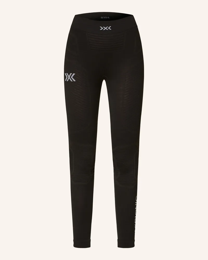 X-Bionic Funktionswäsche-Hose SYMBIO MERINO aus Merinowolle Schwarz