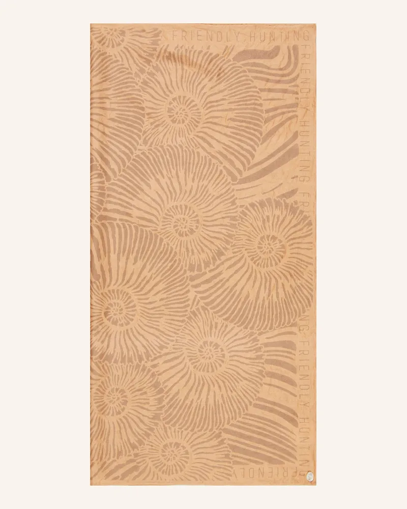 Friendly Hunting Seidentuch ESCARGOT Hellorange