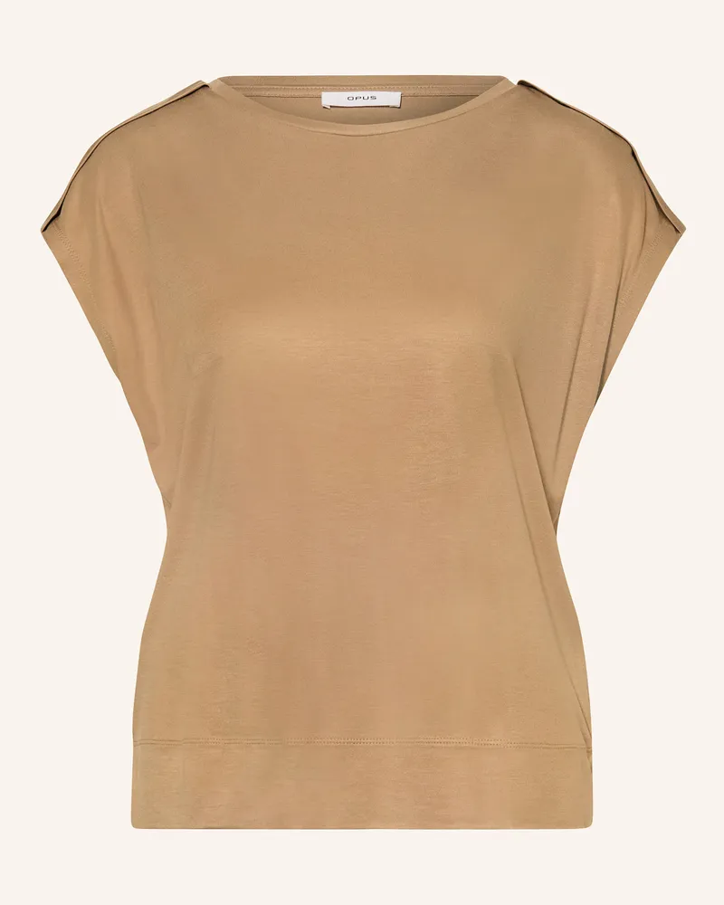 OPUS T-Shirt SESTERN Camel