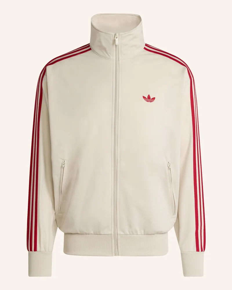 adidas Sweatjacke Firebird Mit Galonstreifen beige Grün