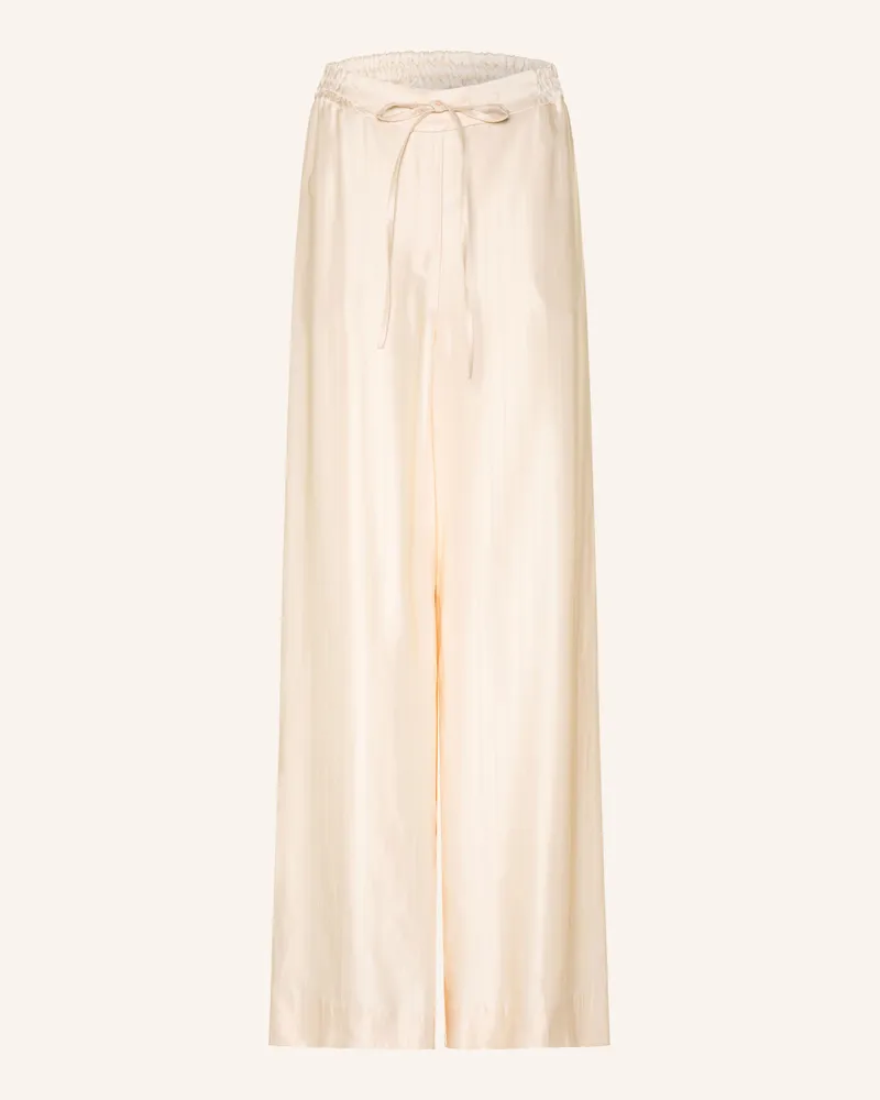Claudie Pierlot Satinhose beige Creme