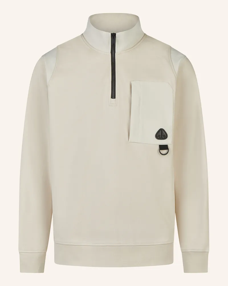 Moose Knuckles Sweat-Troyer Dalon beige Creme