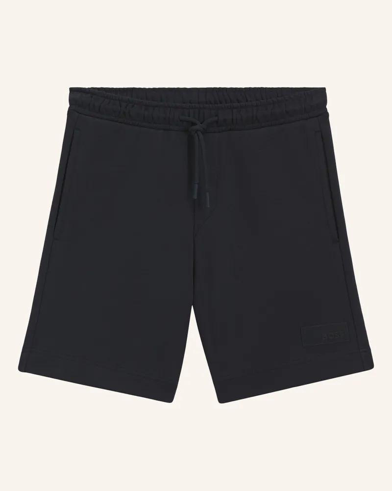 HUGO BOSS Casual Hose Jt_Shorts Relaxed Fit blau Dunkelblau