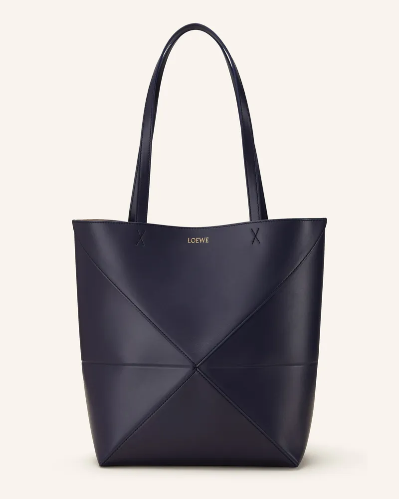 Loewe Shopper PUZZLE FOLD Dunkelblau