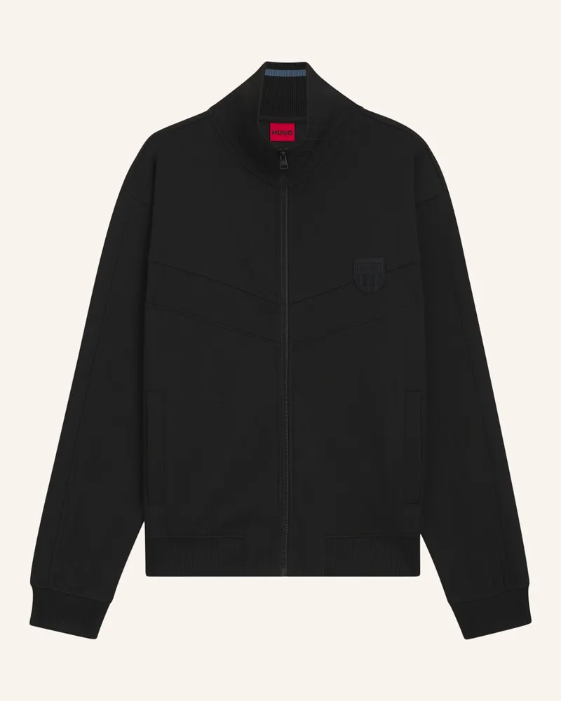 HUGO BOSS Sweatshirt DAVRONTO Relaxed Fit Schwarz