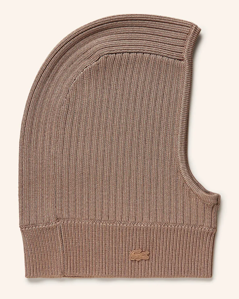 Lacoste Balaclava Hellbraun