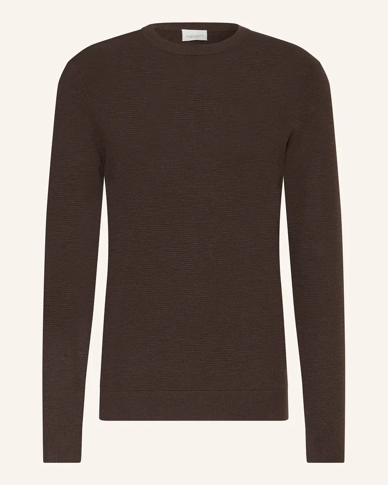 Profuomo Pullover Dunkelbraun