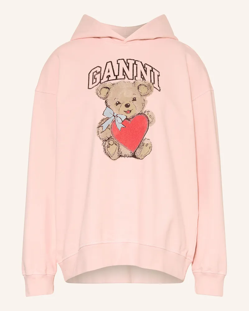 Ganni Oversized-Hoodie rosa Rosa