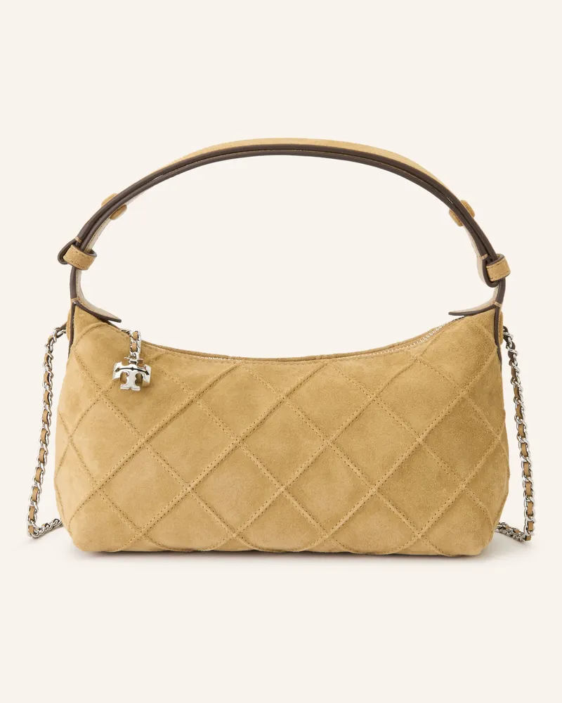 Tory Burch Schultertasche Fleming beige Hellbraun