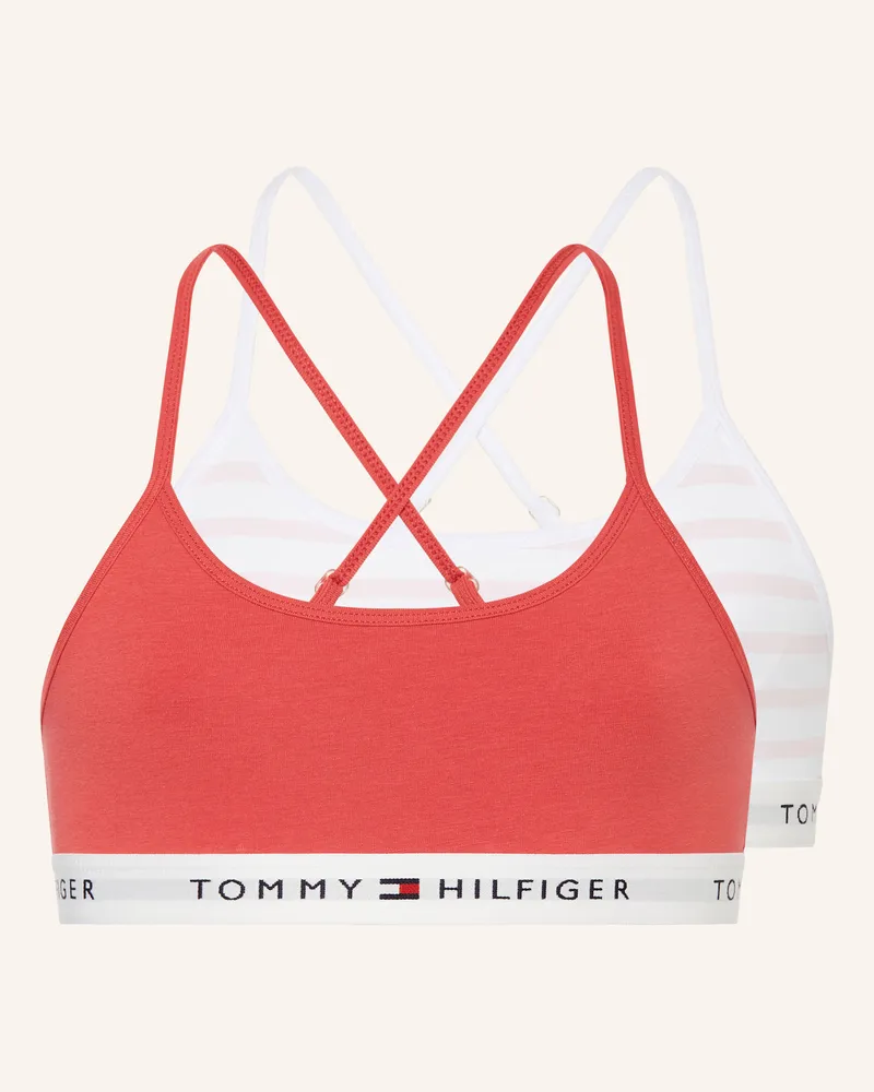 Tommy Hilfiger 2er-Pack Bustiers Hellrot