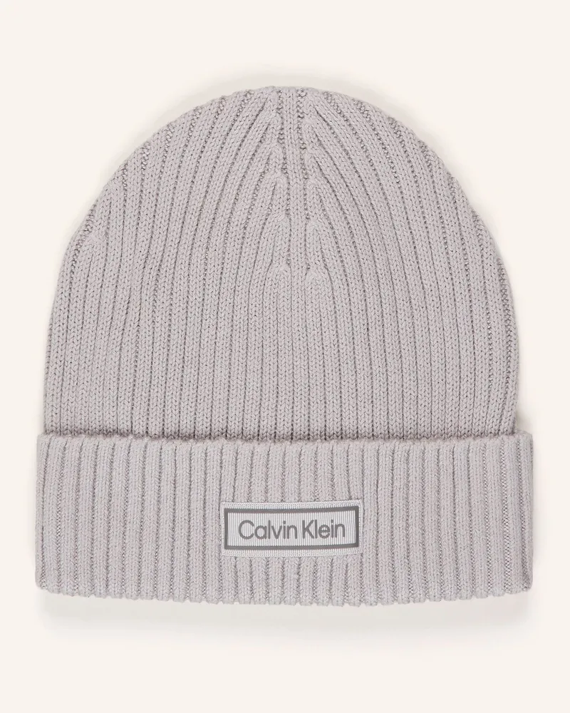 Calvin Klein Mütze Hellgrau