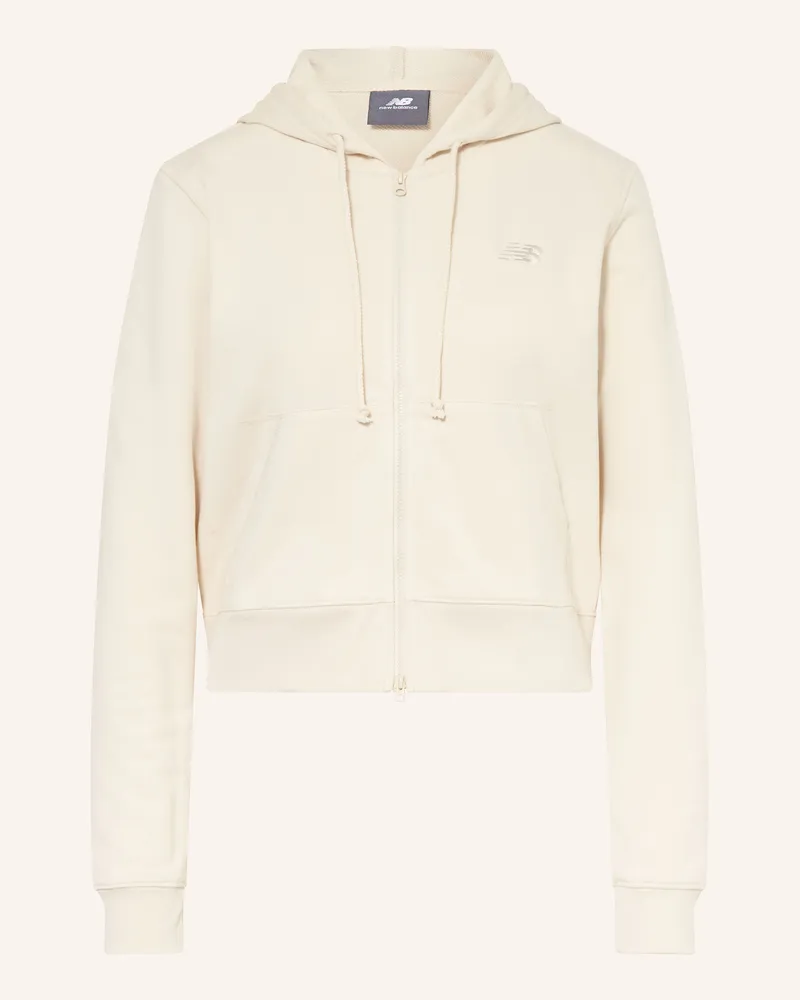 New Balance Sweatjacke Coastal beige Creme