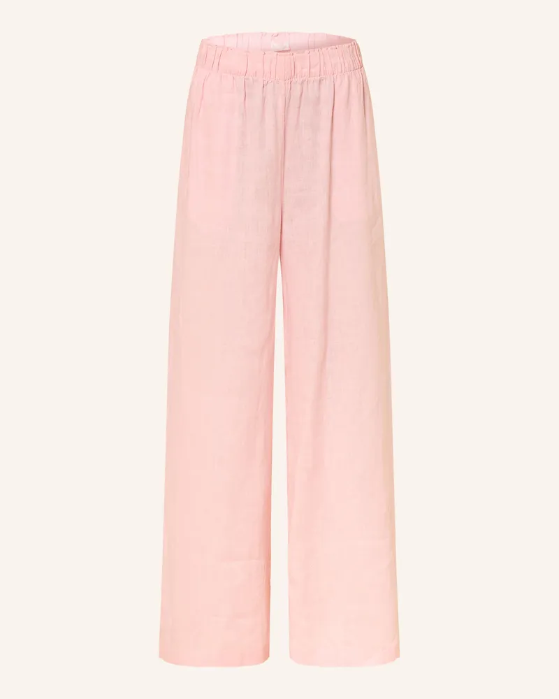 Arket Leinenhose rosa Hellrosa