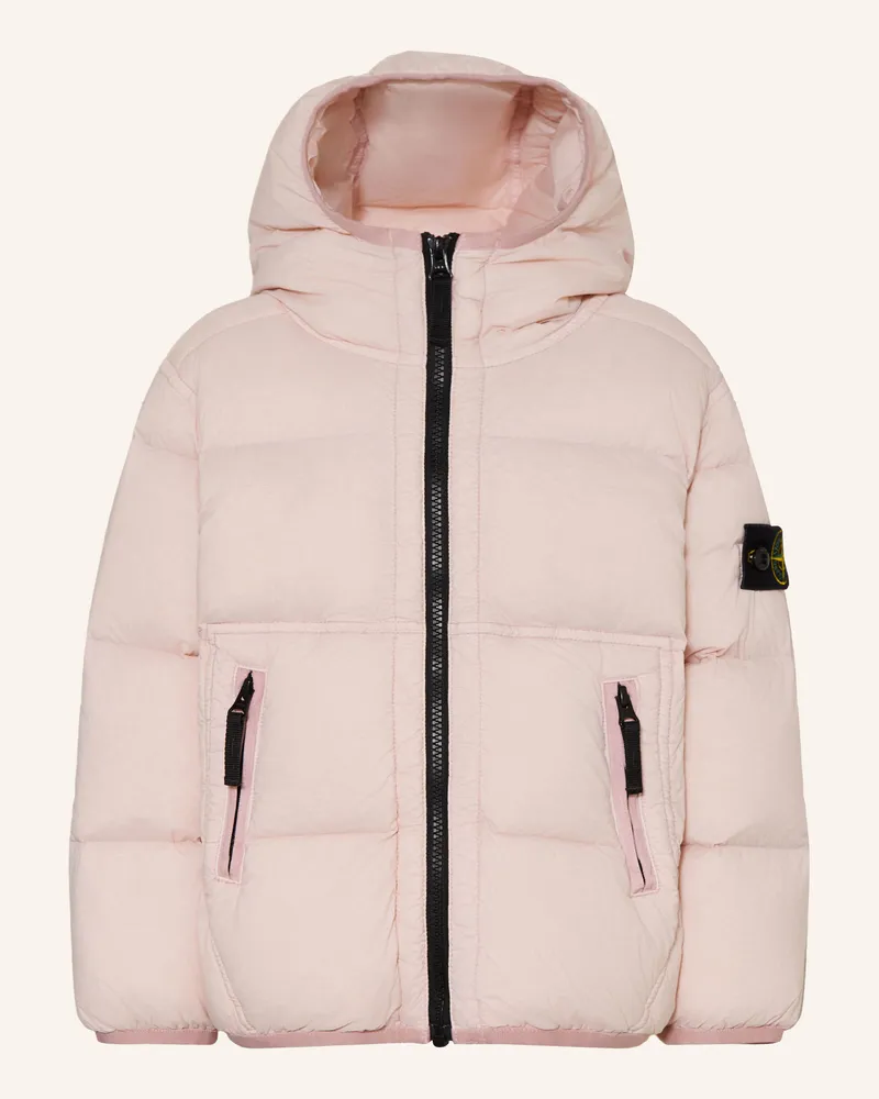 Stone Island Steppjacke rosa Hellrosa