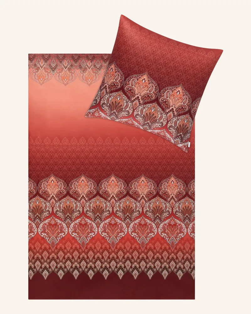 Estella Bettwäsche Sophia rot Dunkelrot
