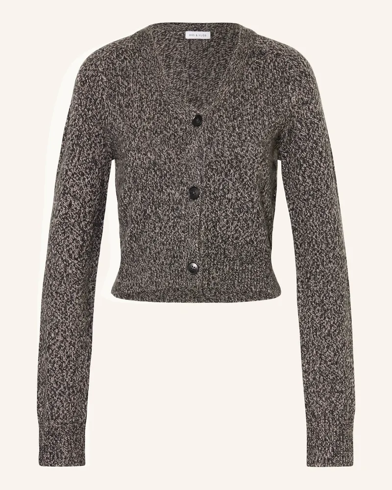 Mrs & HUGS Strickjacke Schwarz