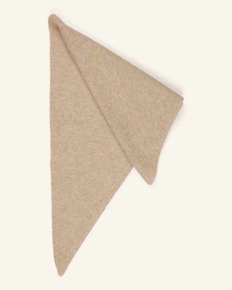 Mrs & HUGS Dreieckstuch Aus Cashmere beige Beige