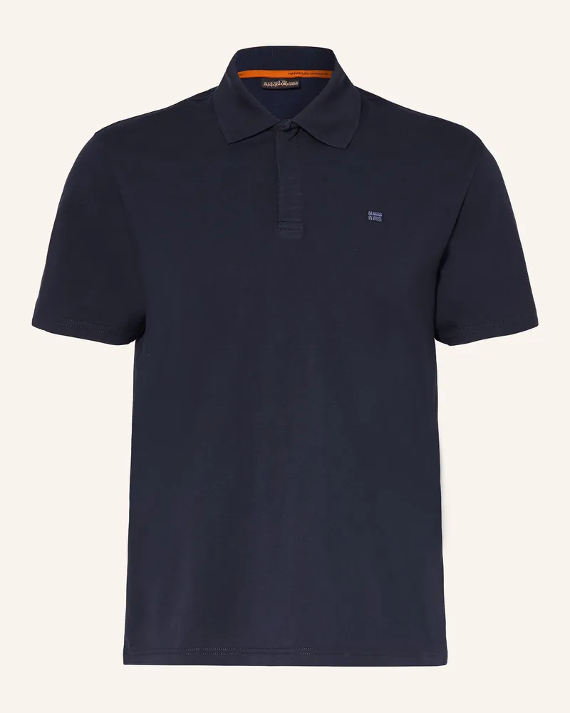 Napapijri Jersey-Poloshirt E-NEDLES Dunkelblau