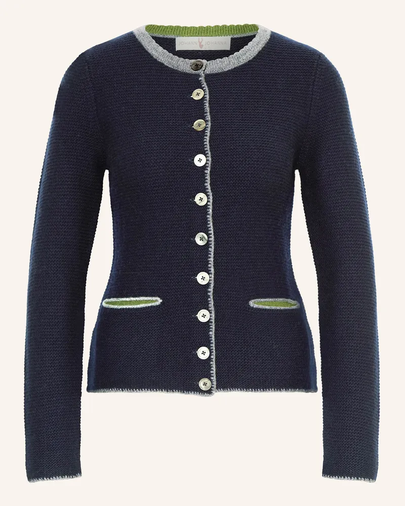 Johann & Johanna Strickjanker blau Dunkelblau