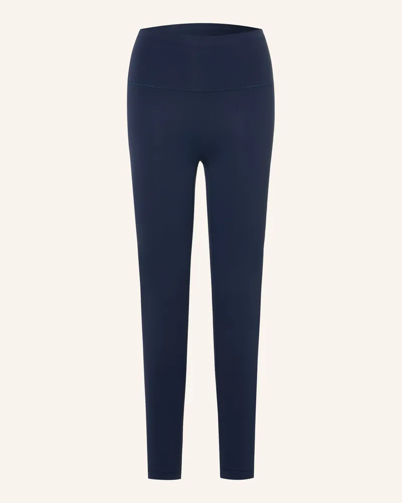 LULULEMON Tights Wunder Train No Line Hr Tight 25in blau Dunkelblau