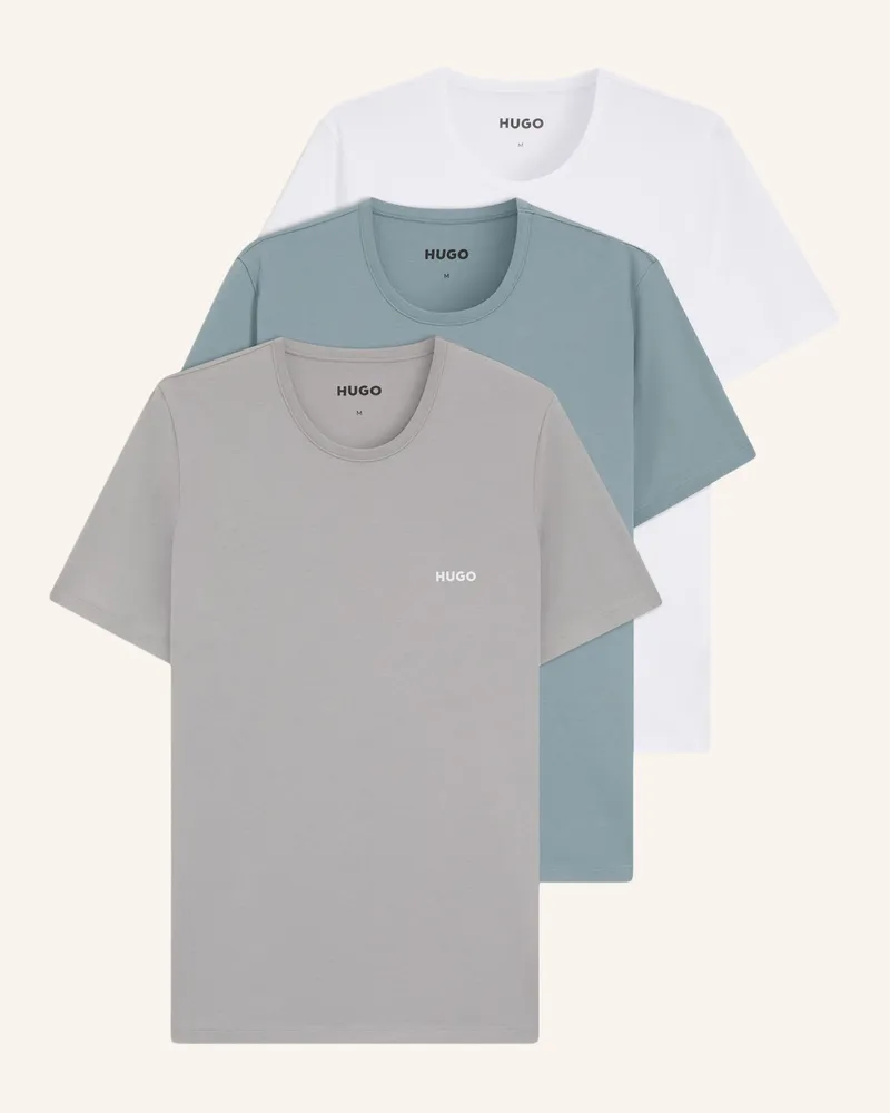 HUGO BOSS Unterw�Sche Top T-Shirt Rn Triplet P Regular Fit rot Weiss