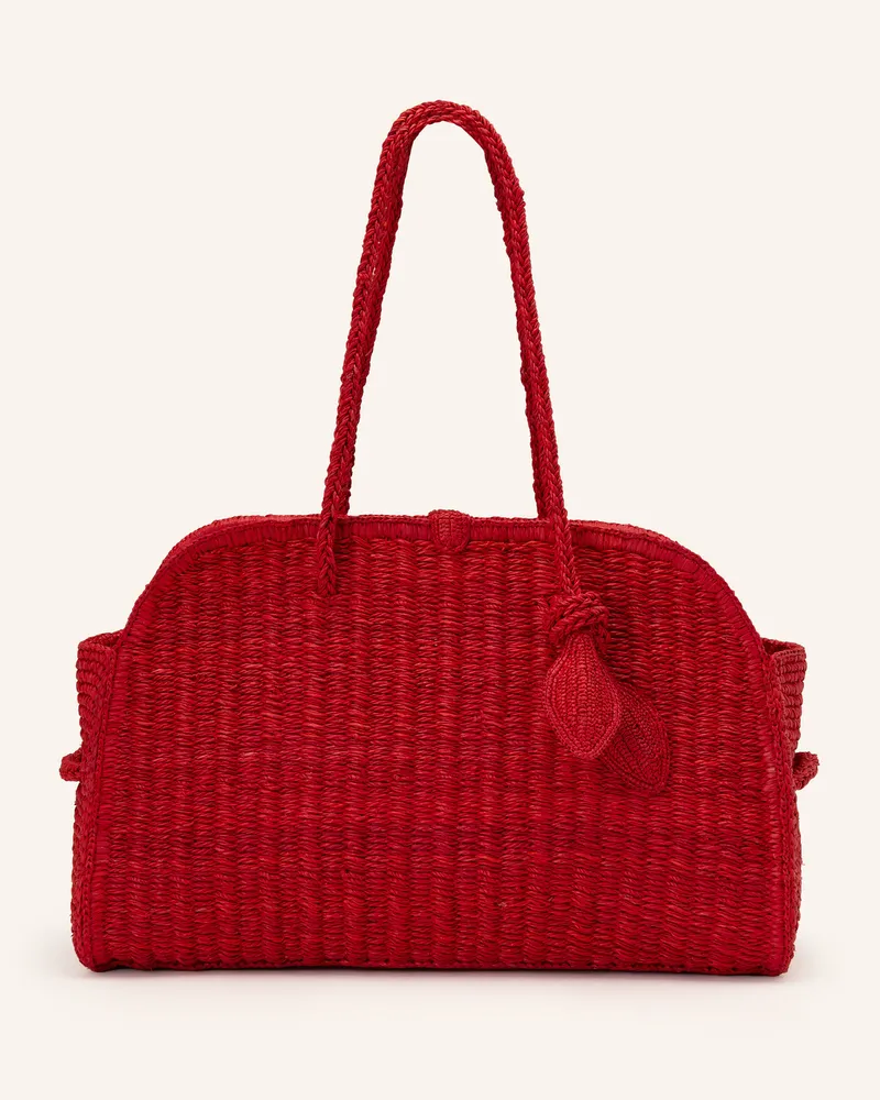 Jacquemus Handtasche Le Turismo Raphia rot Rot