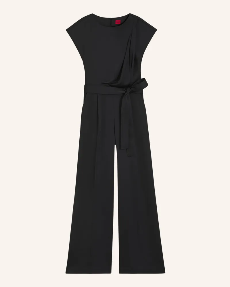 HUGO BOSS Abendkleid KISANDA-1 Regular Fit Schwarz