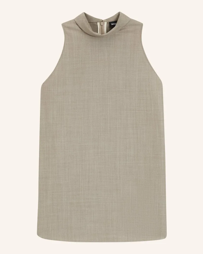 HUGO BOSS Bluse Bienta Regular Fit beige Weiss