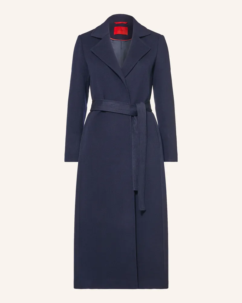 MAX&Co. Wollmantel Longrun blau Dunkelblau