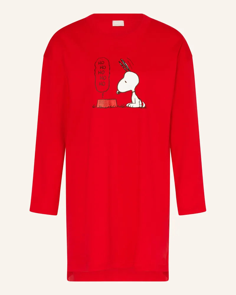 Mey Nachthemd Serie mey x PEANUTS Rot