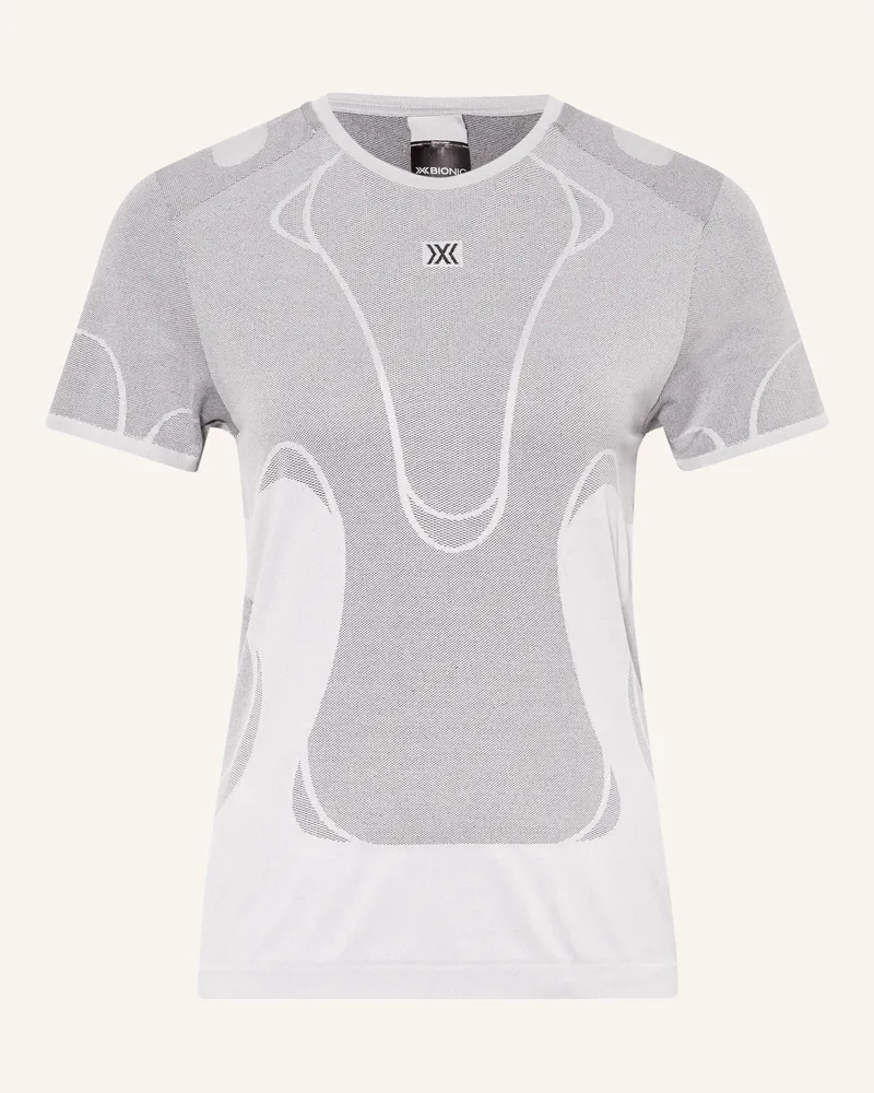 X-Bionic Laufshirt X-Ceed Run Perform schwarz Hellgrau