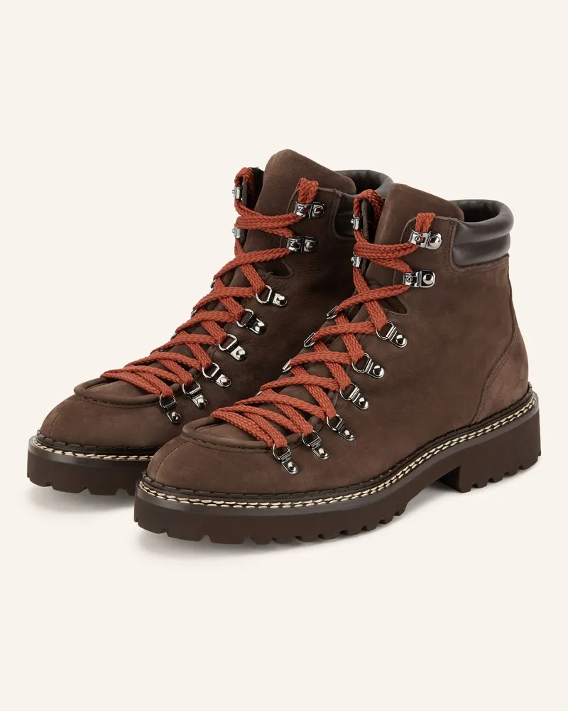 Doucal´s Schnürboots braun Dunkelbraun