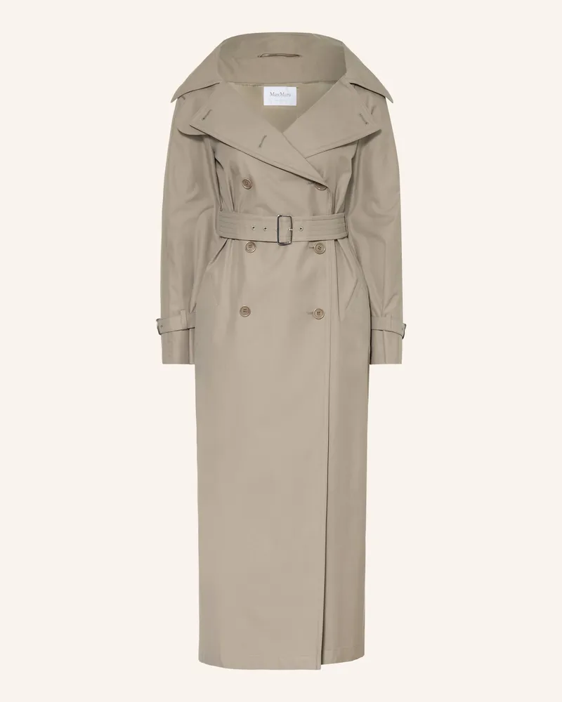 Max Mara Trenchcoat Pancia grau Taupe