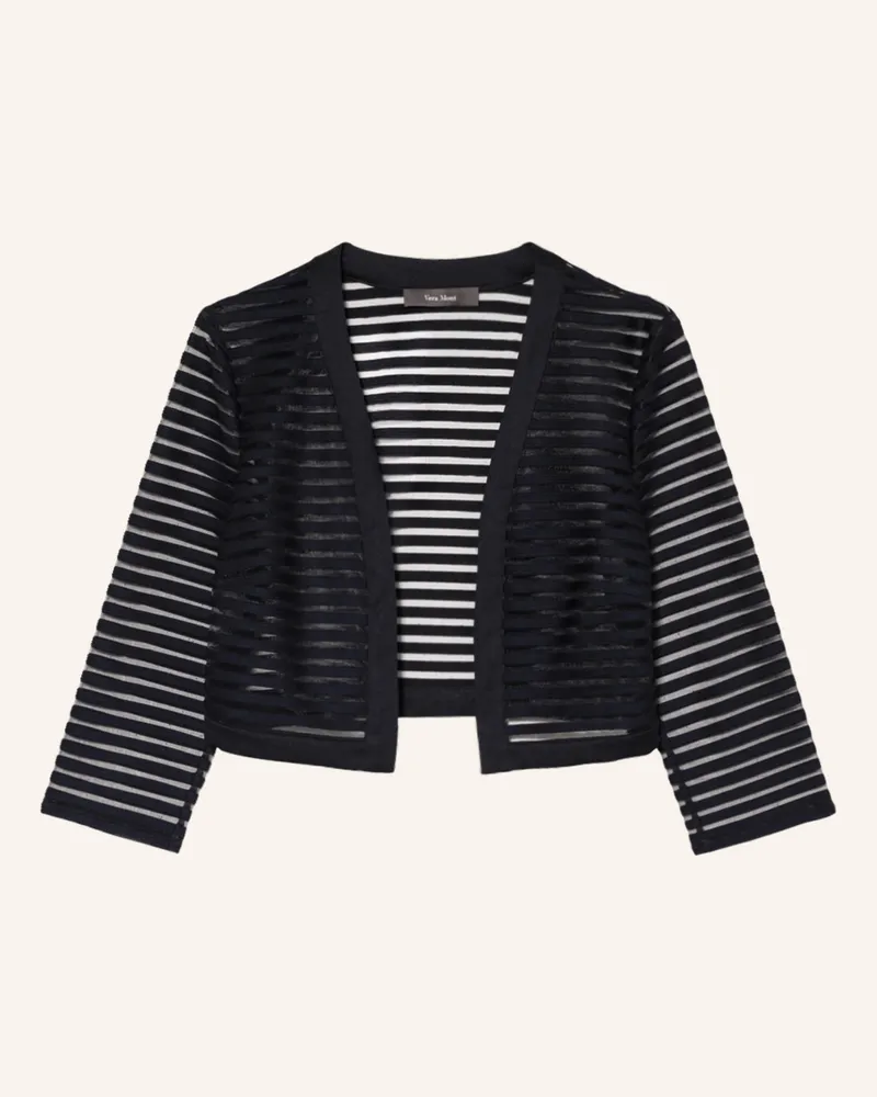 Vera Mont Bolero mit 3/4-Arm Dunkelblau