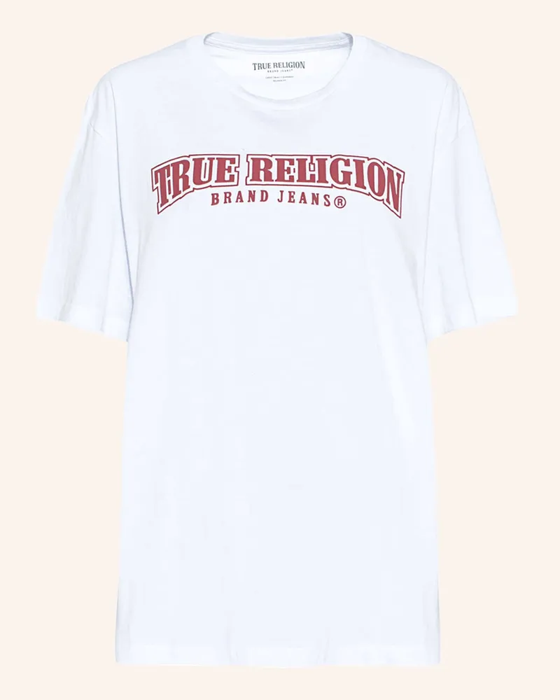 True Religion T-Shirt Brush weiss Weiss