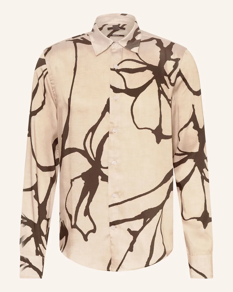Reiss Hemd SUAREZ Regular Fit Hellbraun