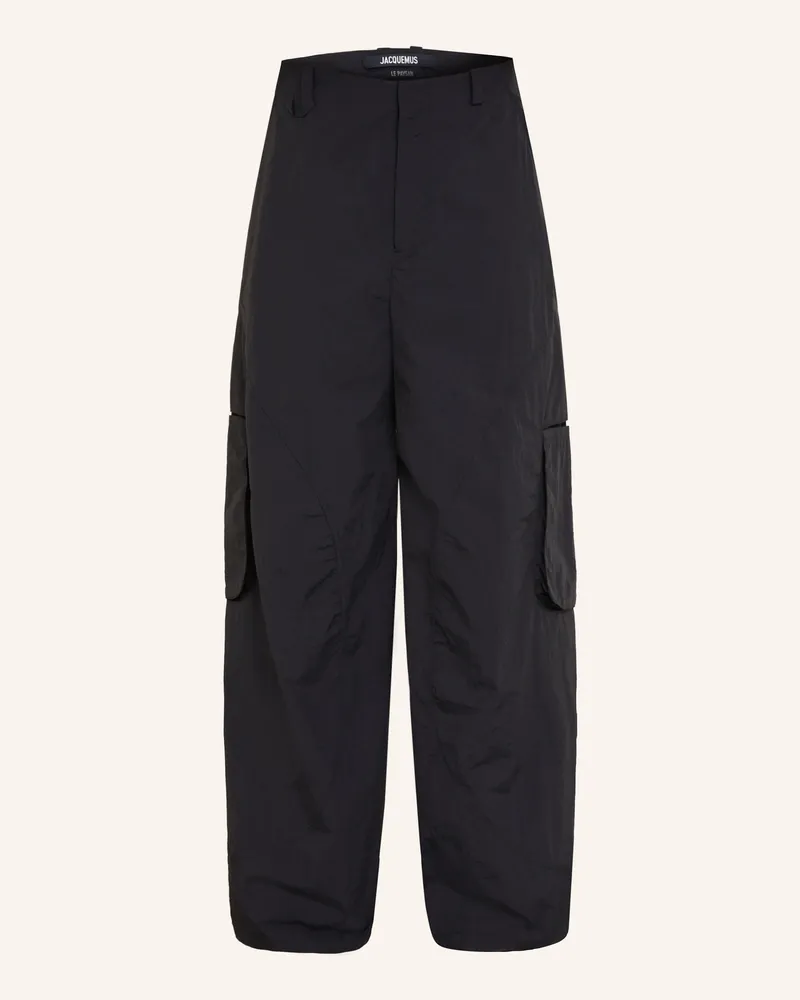 Jacquemus Cargohose Le Cargo Molino Wide Fit schwarz Schwarz