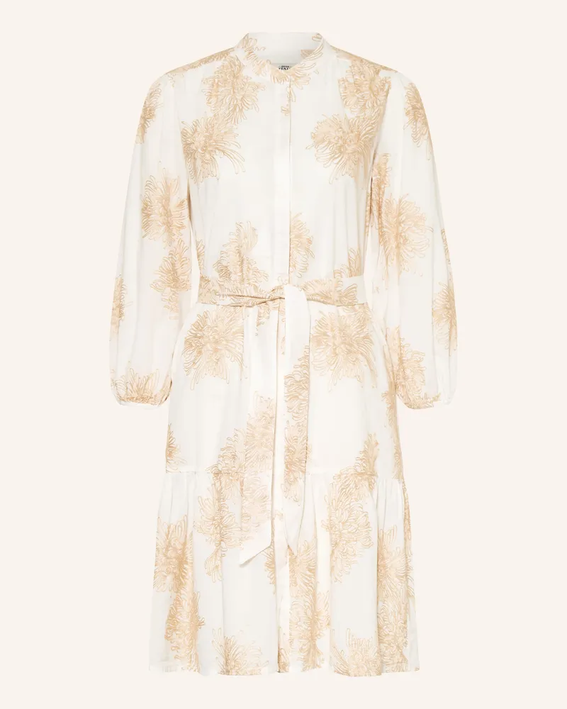 0039 Italy Kleid Milo Mit 3/4-Arm weiss Creme