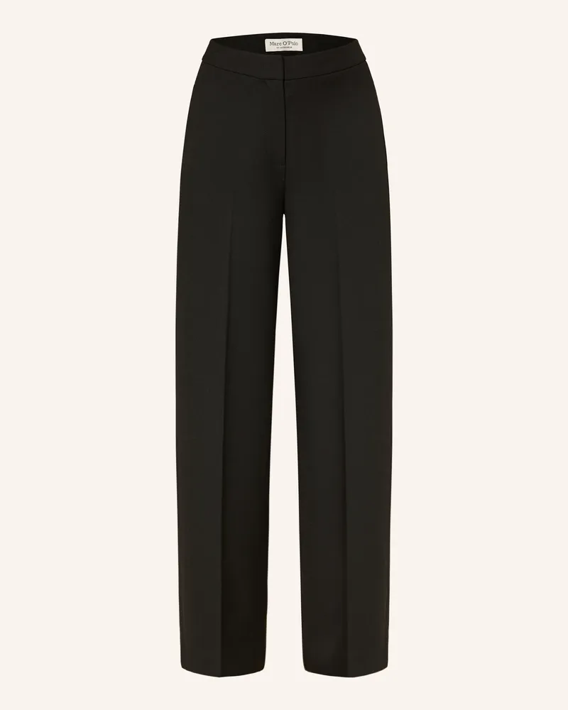 Marc O'Polo Marlenehose schwarz Schwarz